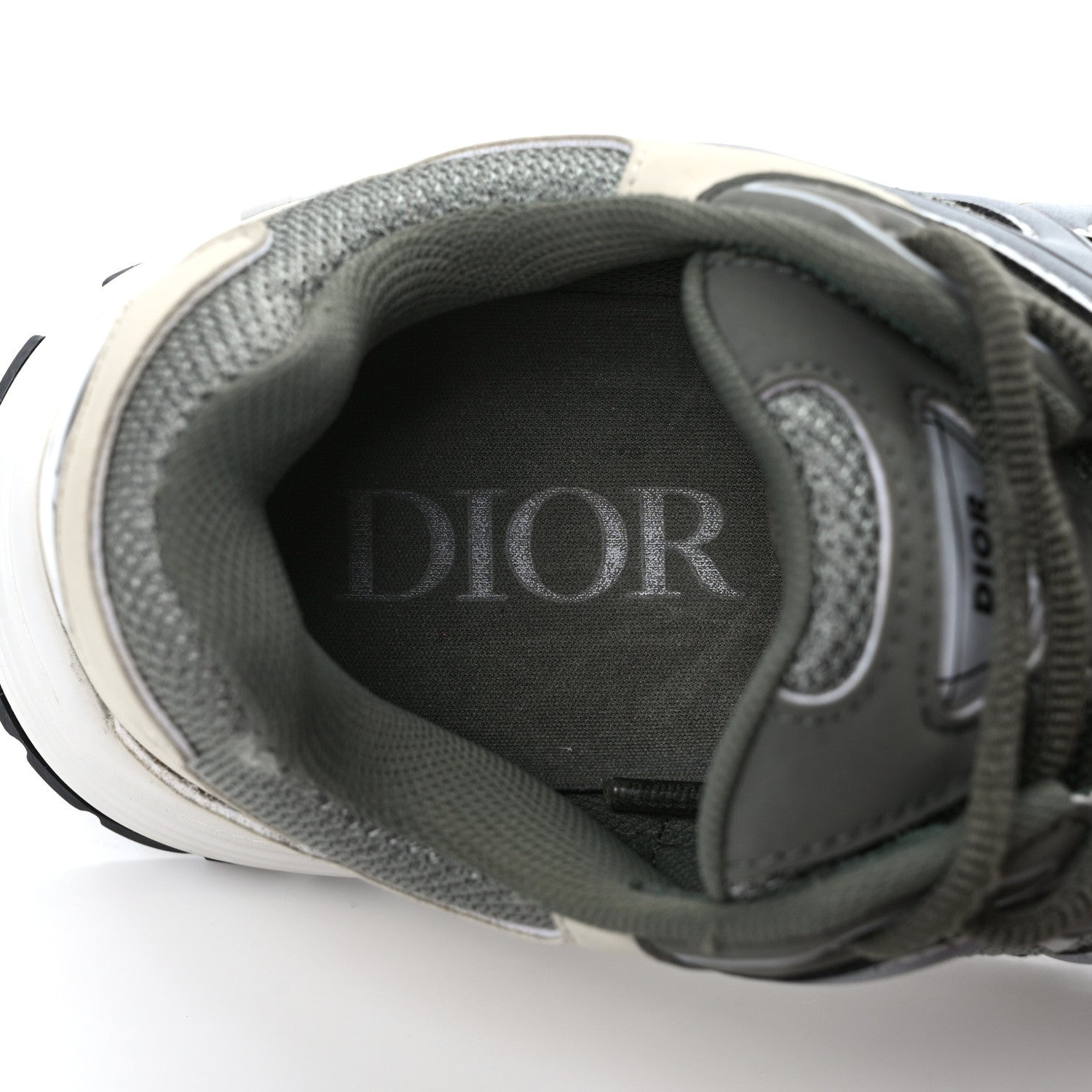 Christian Dior Technical Mesh Calfskin B30 Sneakers 36 Green Beige 8 of 10
