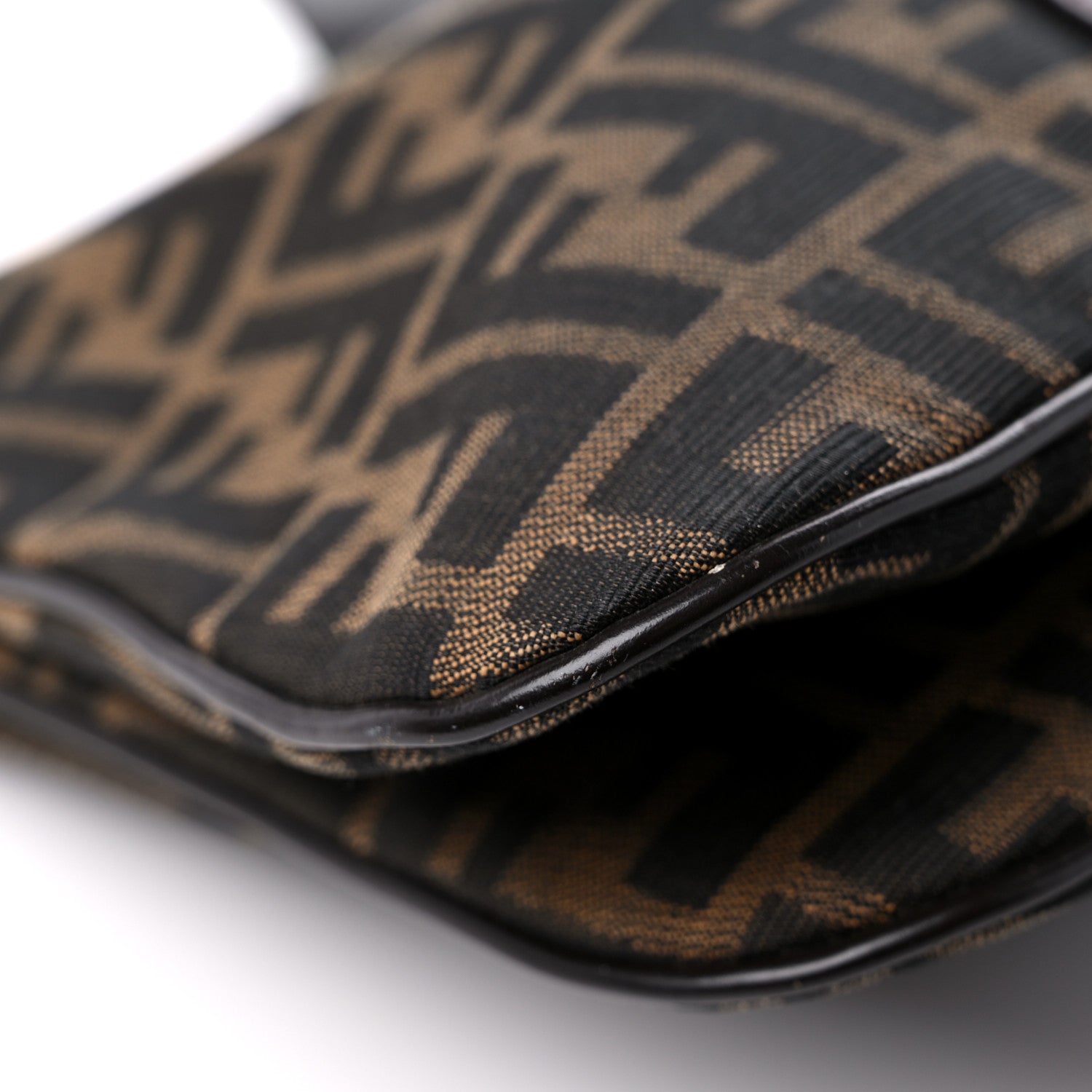 Fendi Zucca Buckle Shoulder Bag Tobacco 10 of 19