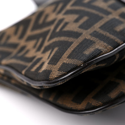 Fendi Zucca Buckle Shoulder Bag Tobacco 10 of 19