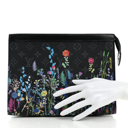 Louis Vuitton Monogram Eclipse Folia Pochette Voyage MM 2 of 7