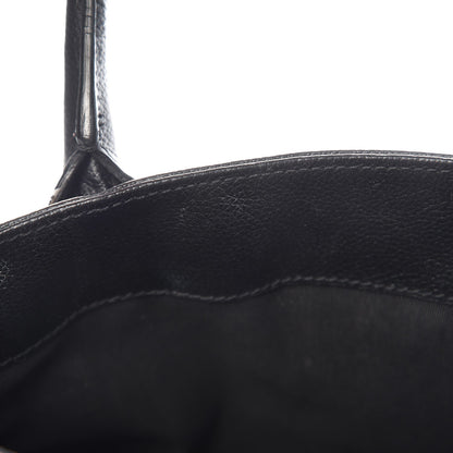 Chanel Calfskin Cerf Executive Shopper Tote Black 10 of 21