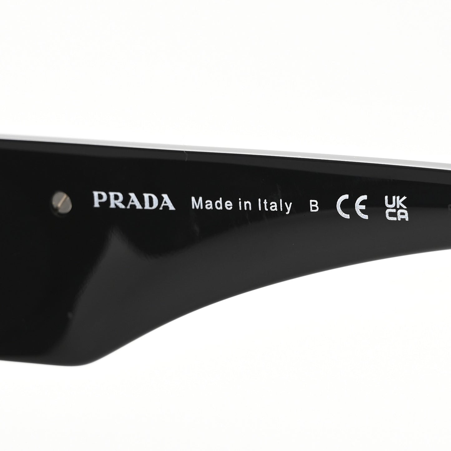 Acetate Symbole Sunglasses SPR 13Z Black
