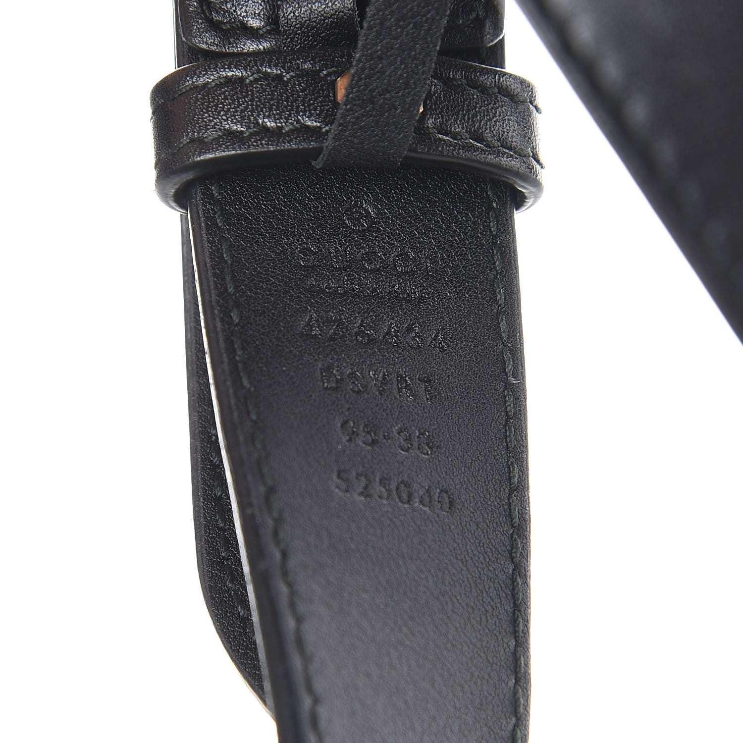 Gucci Calfskin Matelasse GG Marmont Belt Bag 95 38 Black 8 of 8