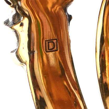 Gucci Crystal Tiger Heads Double Wrap Ring 5 Aged Gold 7 of 7
