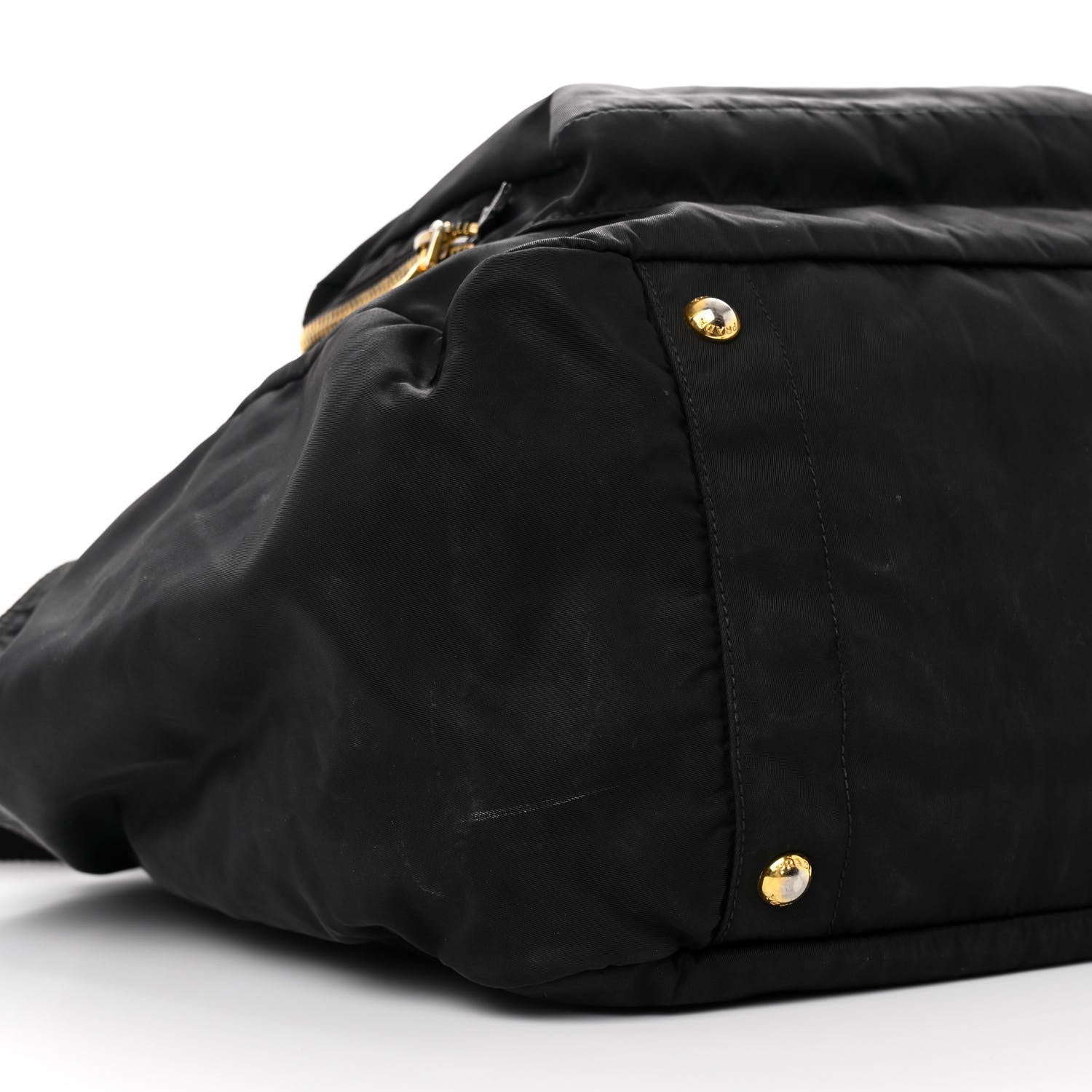 Prada Nylon Vela Baby Bag Black 9 of 10