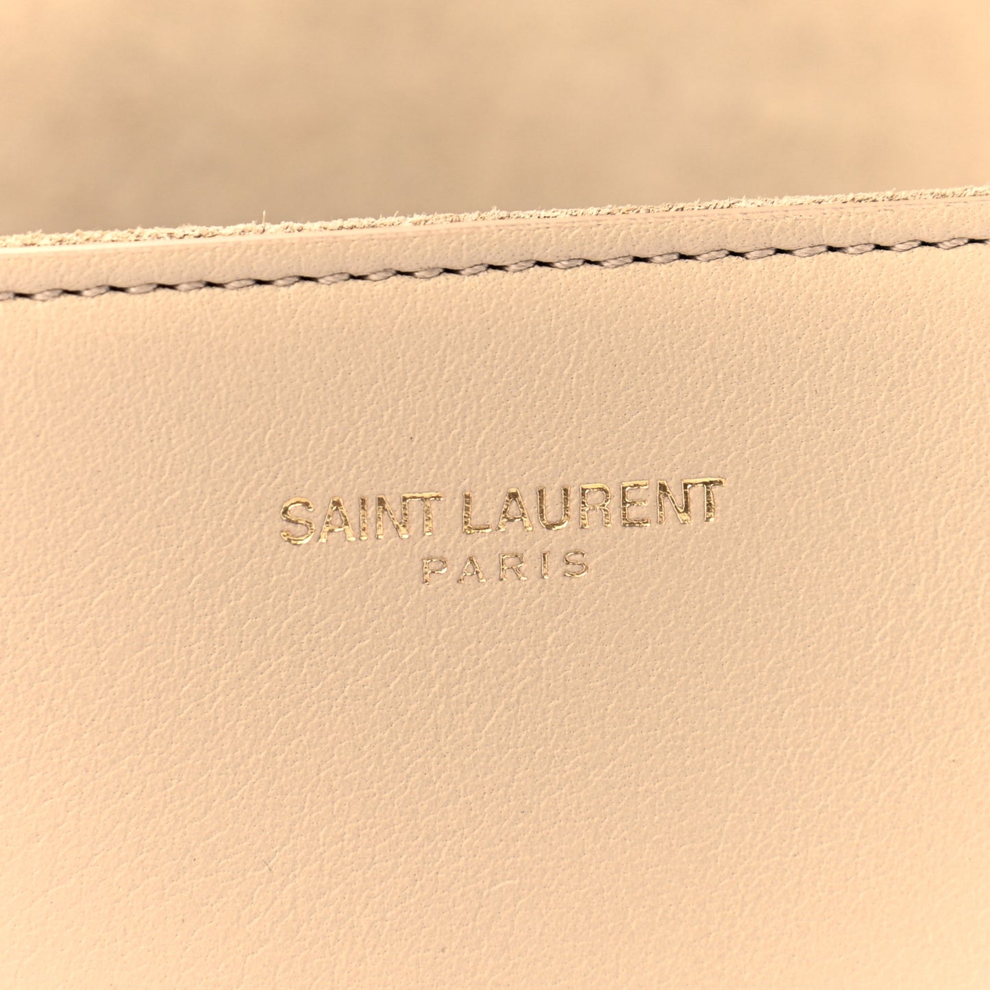 Calfskin Classic Y Ligne Clutch Light Beige