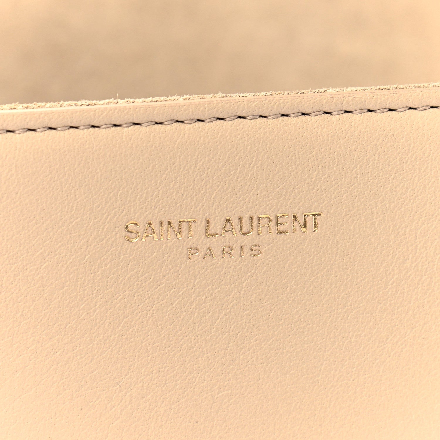 Saint Laurent Calfskin Classic Y Ligne Clutch Light Beige 7 of 8
