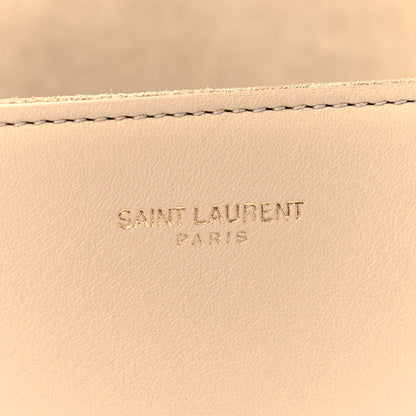Saint Laurent Calfskin Classic Y Ligne Clutch Light Beige 7 of 8