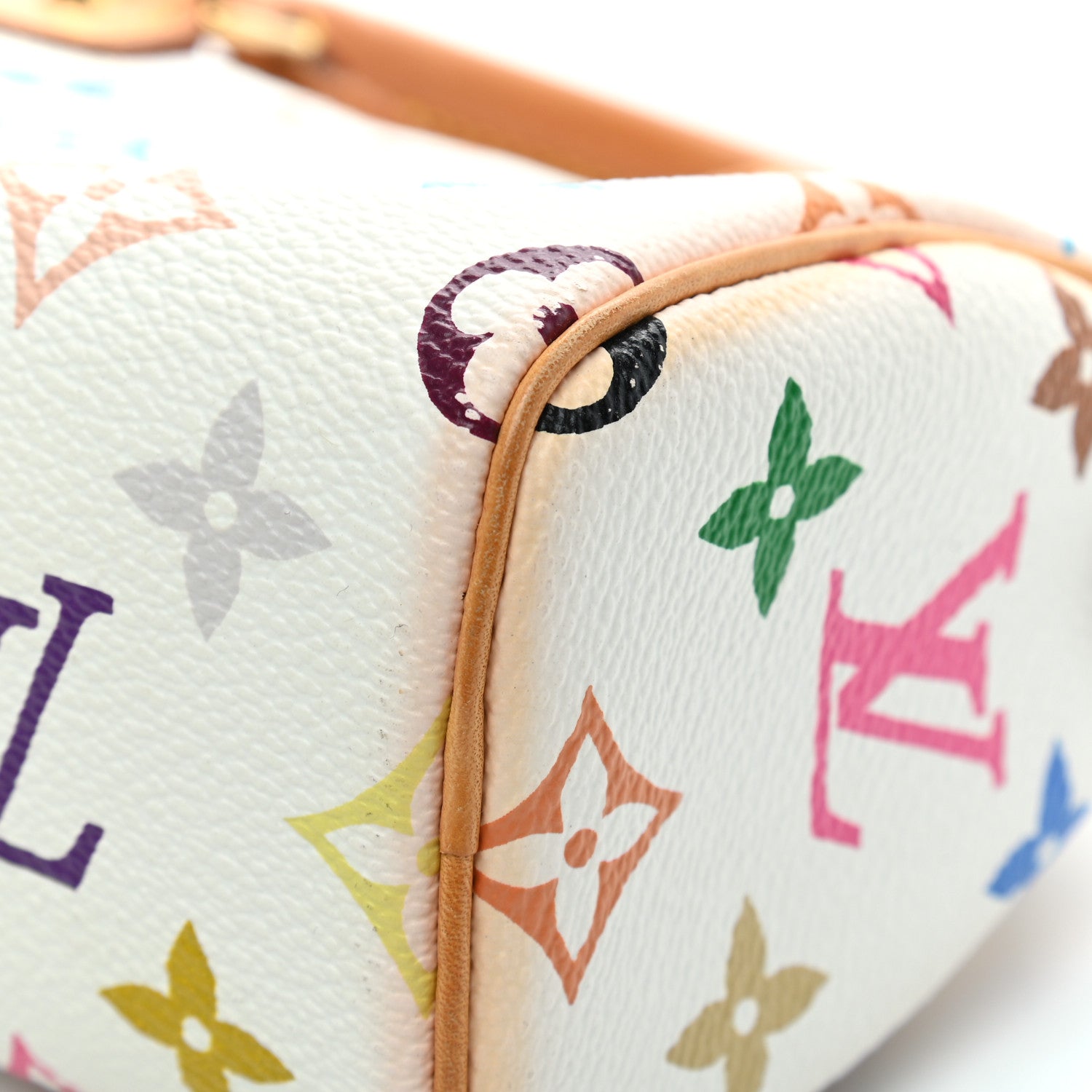 Louis Vuitton Monogram Multicolor Mini Sac HL Speedy White 7 of 11