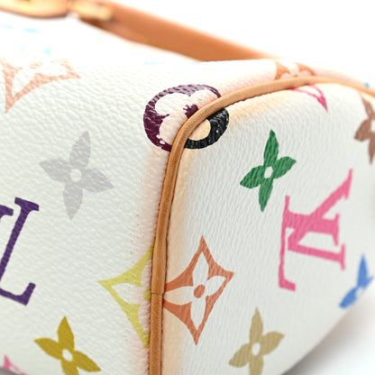 Louis Vuitton Monogram Multicolor Mini Sac HL Speedy White 7 of 11