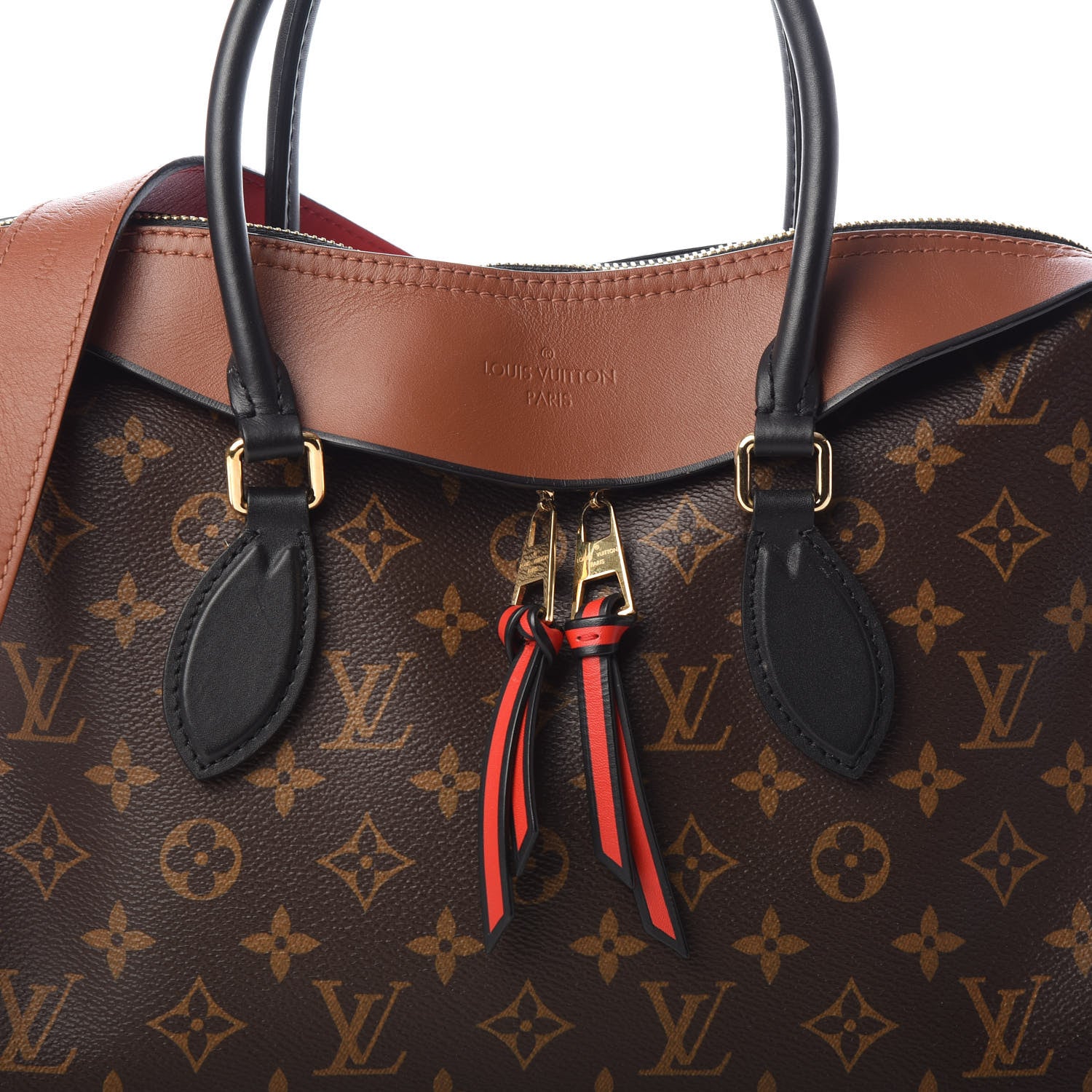 Louis Vuitton Monogram Tuileries Caramel Rouge 7 of 9