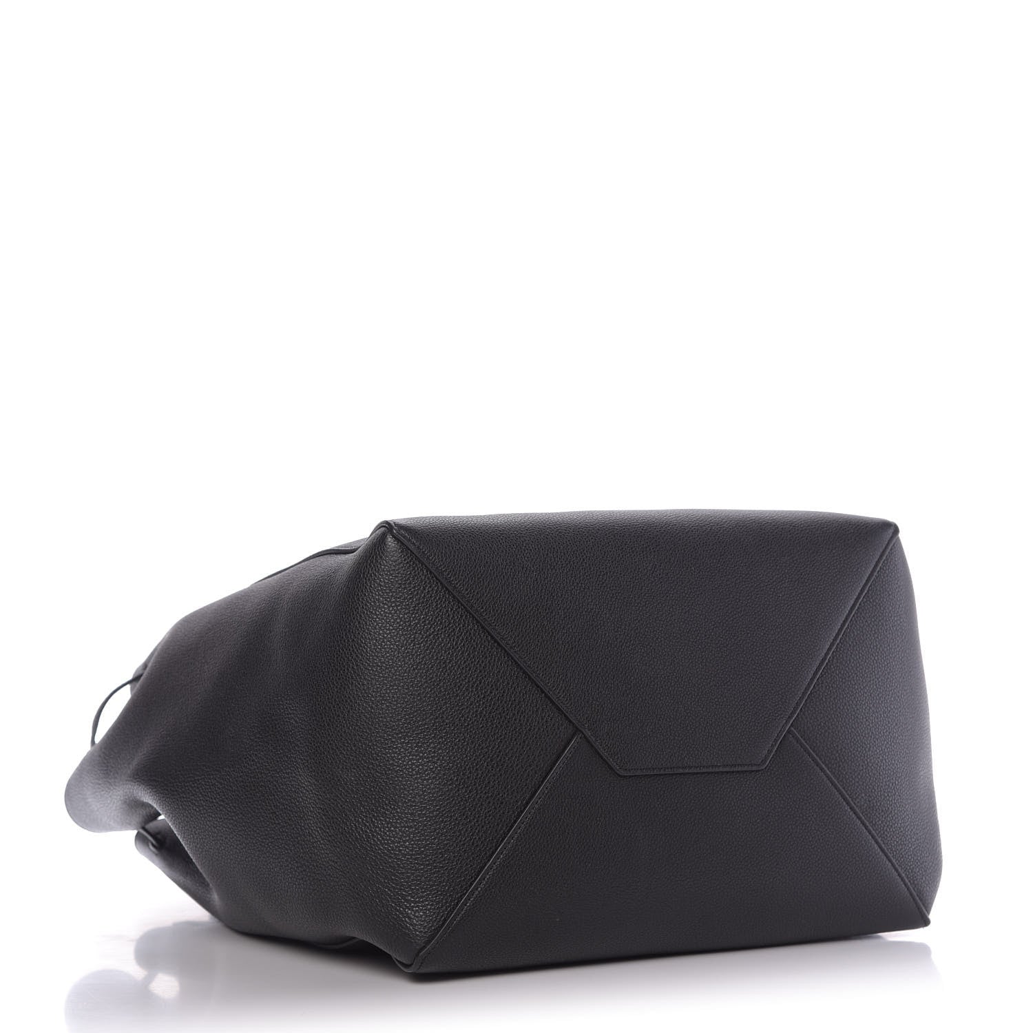 Celine Soft Grained Calfskin Medium Belt Cabas Phantom Black 4 of 9