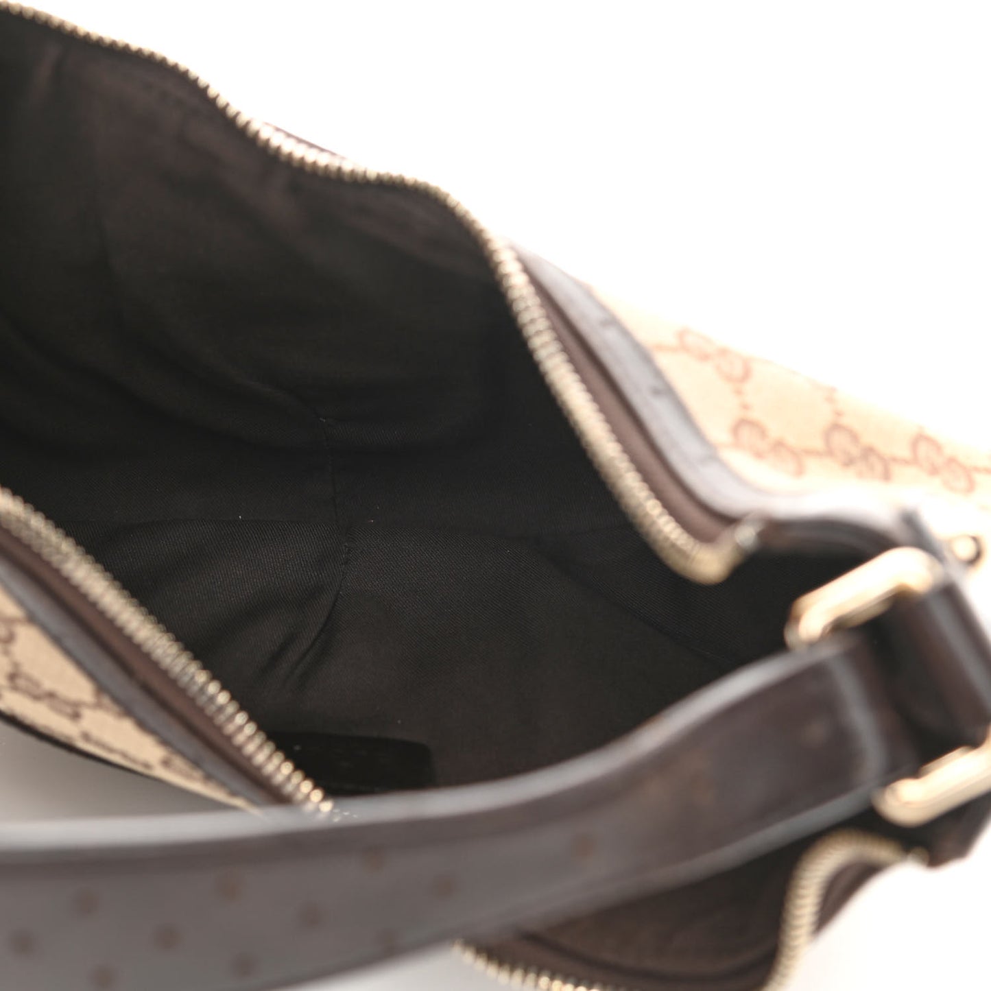 Monogram Web GG Reins Hobo Brown