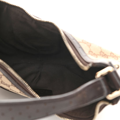 Gucci Monogram Web GG Reins Hobo Brown 5 of 15