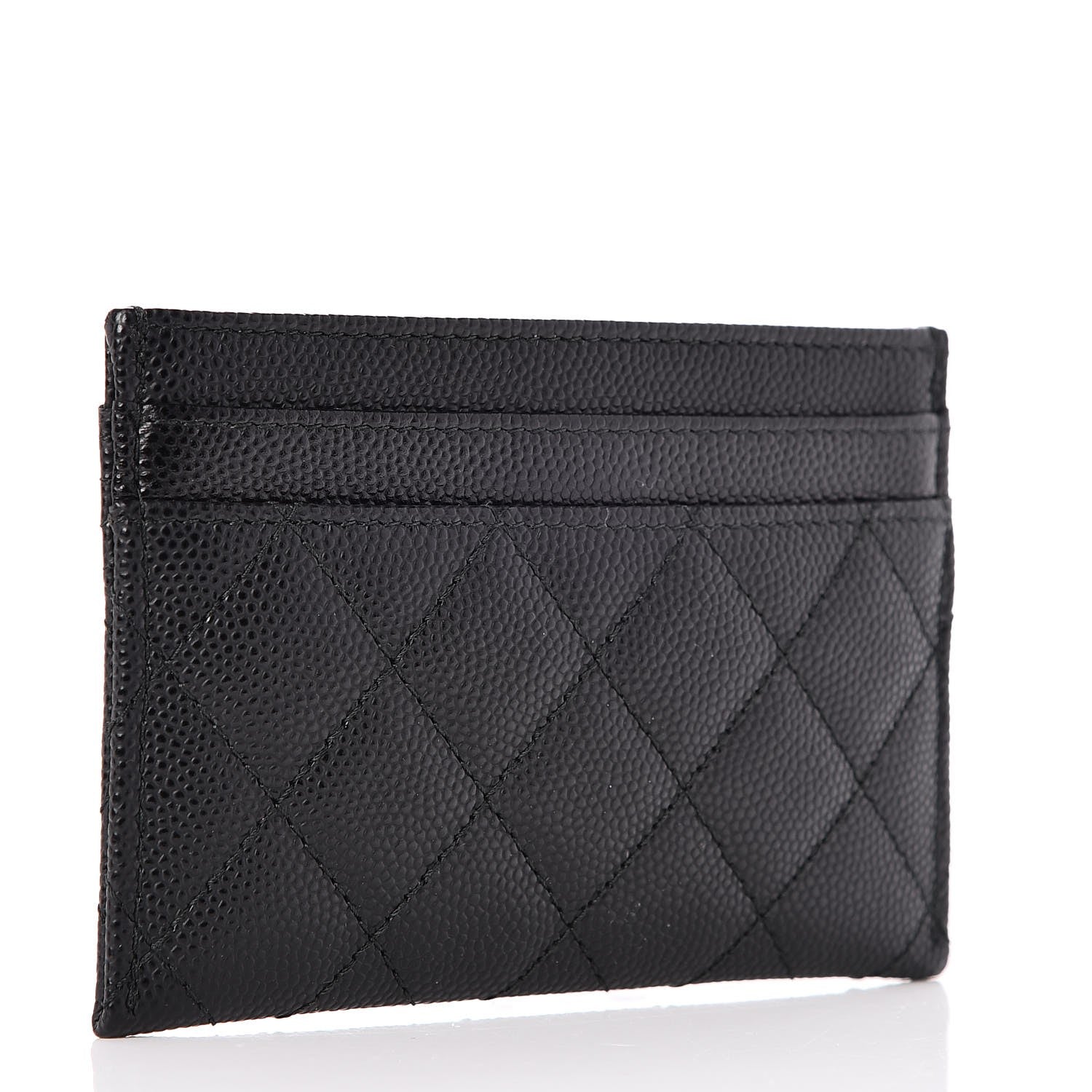 Chanel Caviar Quilted Boy Card Holder Black 3 of 9