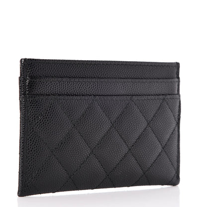 Chanel Caviar Quilted Boy Card Holder Black 3 of 9