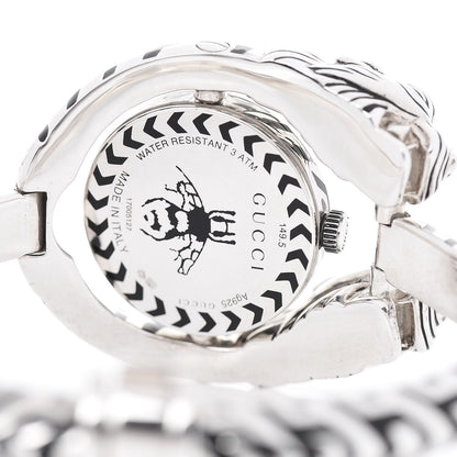 Gucci Sterling Silver Black Mother of Pearl 23mm Dionysus Quartz Watch 5 of 5
