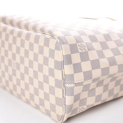 Louis Vuitton Damier Azur Neo Neverfull MM Rose Ballerine 12 of 12