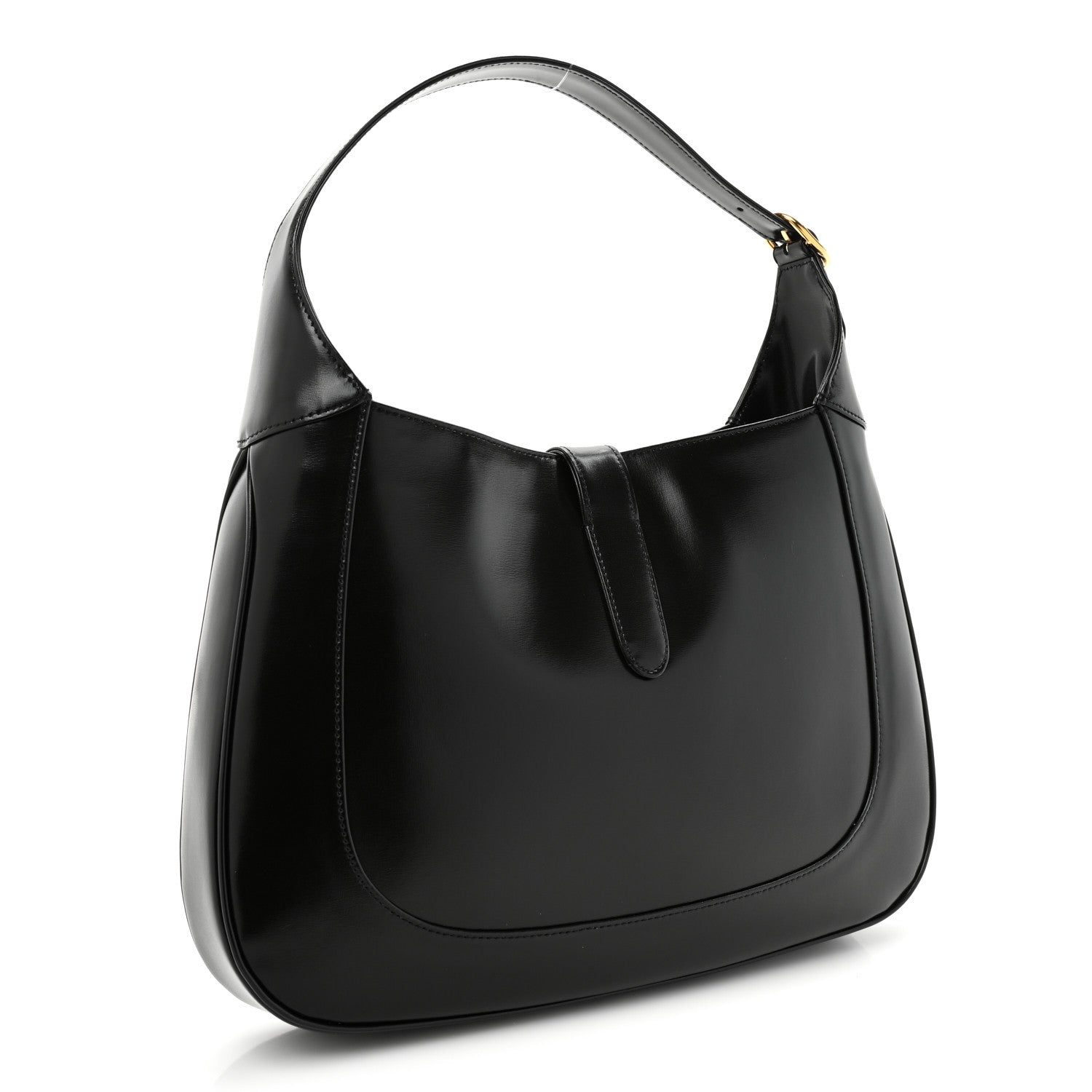 Gucci Boarded Dyana Lux Calfskin Medium Jackie 1961 Hobo Black 3 of 9