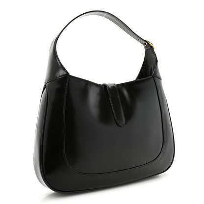 Gucci Boarded Dyana Lux Calfskin Medium Jackie 1961 Hobo Black 3 of 9