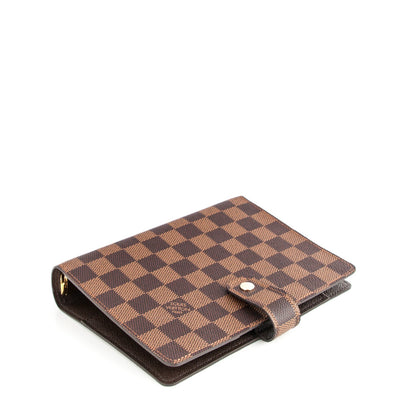Louis Vuitton Damier Ebene Medium Ring Agenda Cover 4 of 6