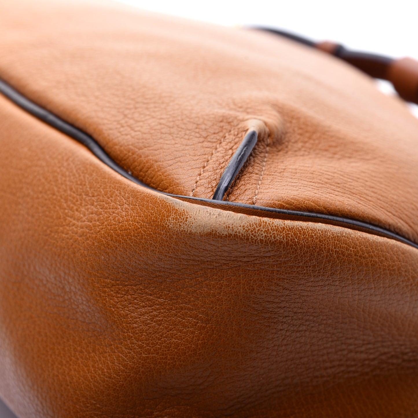 Grained Lambskin Medium Lexa Shoulder Bag Mustard Brown