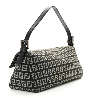 Fendi Zucchino Baguette Black 3 of 11