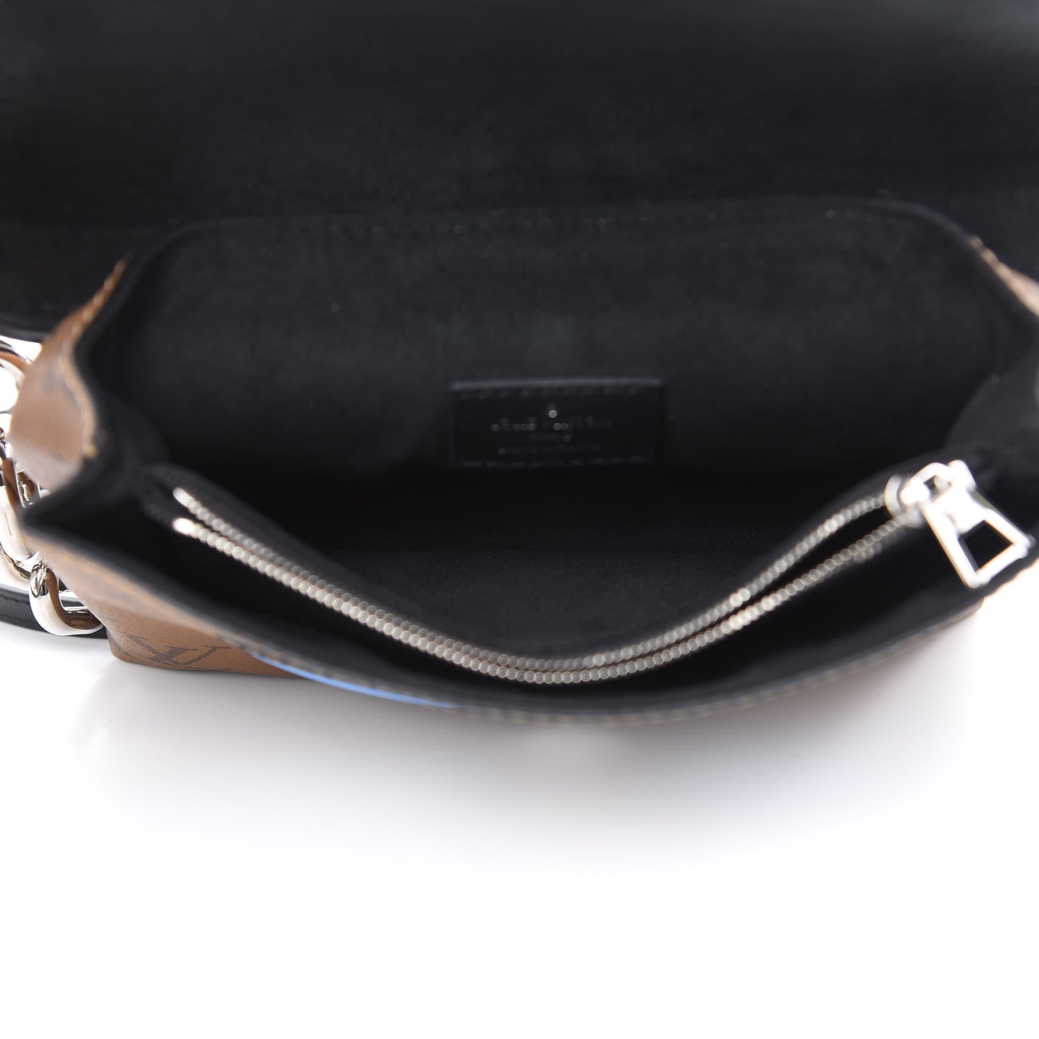 Louis Vuitton Reverse Monogram Kabuki Pochette Black 5 of 8