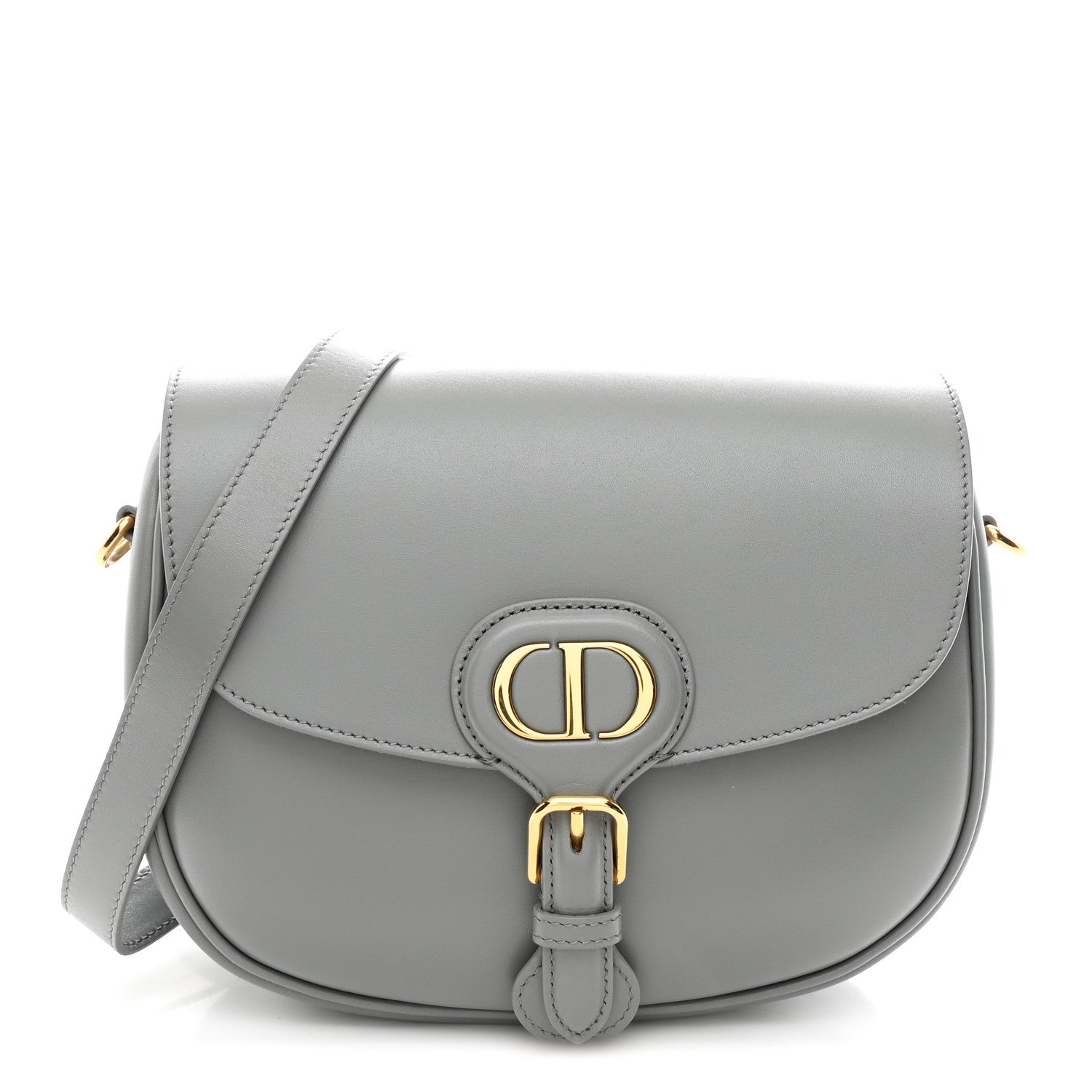 Christian Dior Box Calfskin Medium Bobby Flap Gray 1 of 10