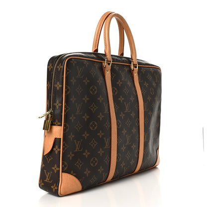 Louis Vuitton Monogram Porte-Documents Voyage Briefcase 3 of 8