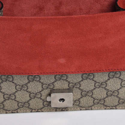 Gucci GG Supreme Monogram Mini Dionysus Shoulder Bag Hibiscus Red 9 of 9