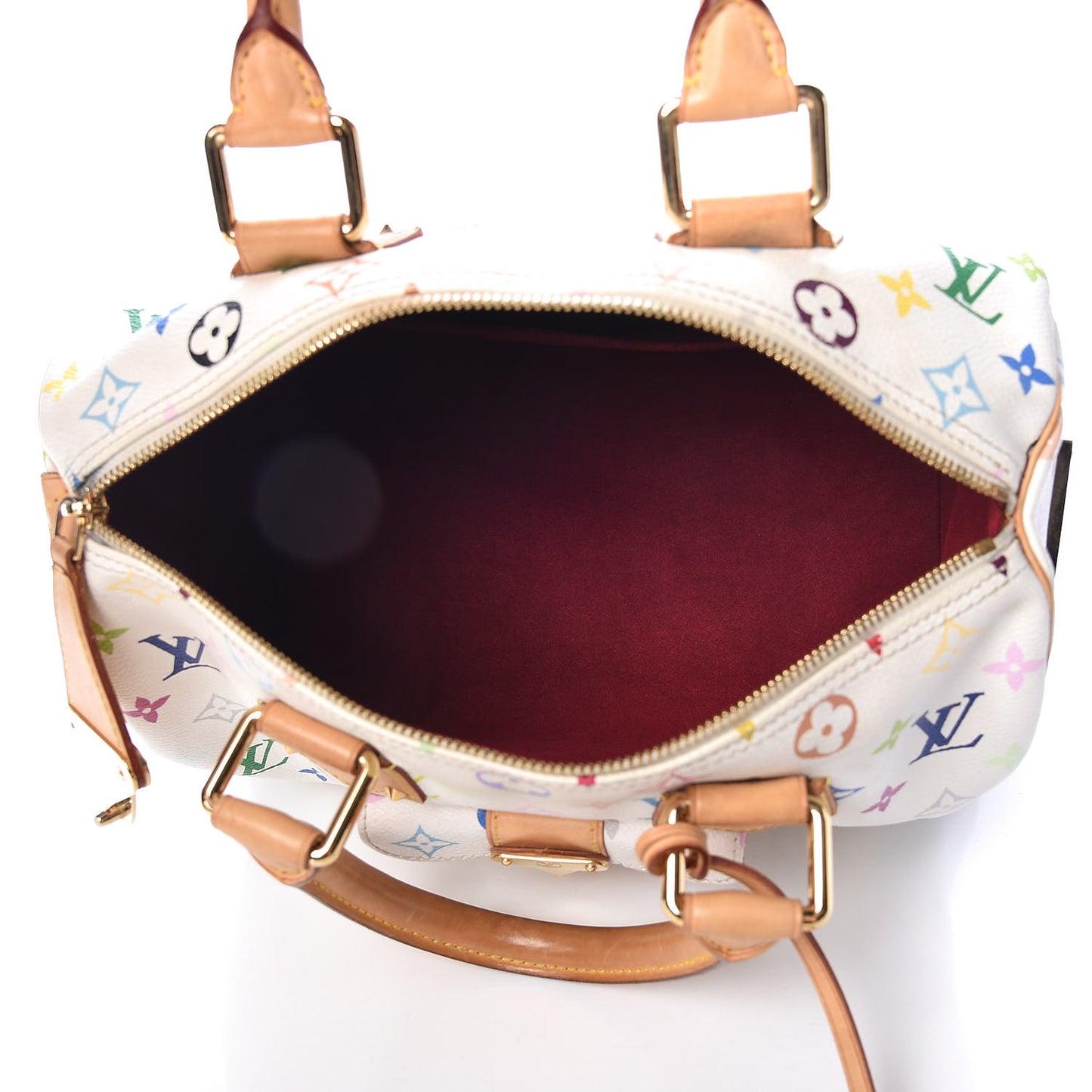 Monogram Multicolor Speedy 30 White