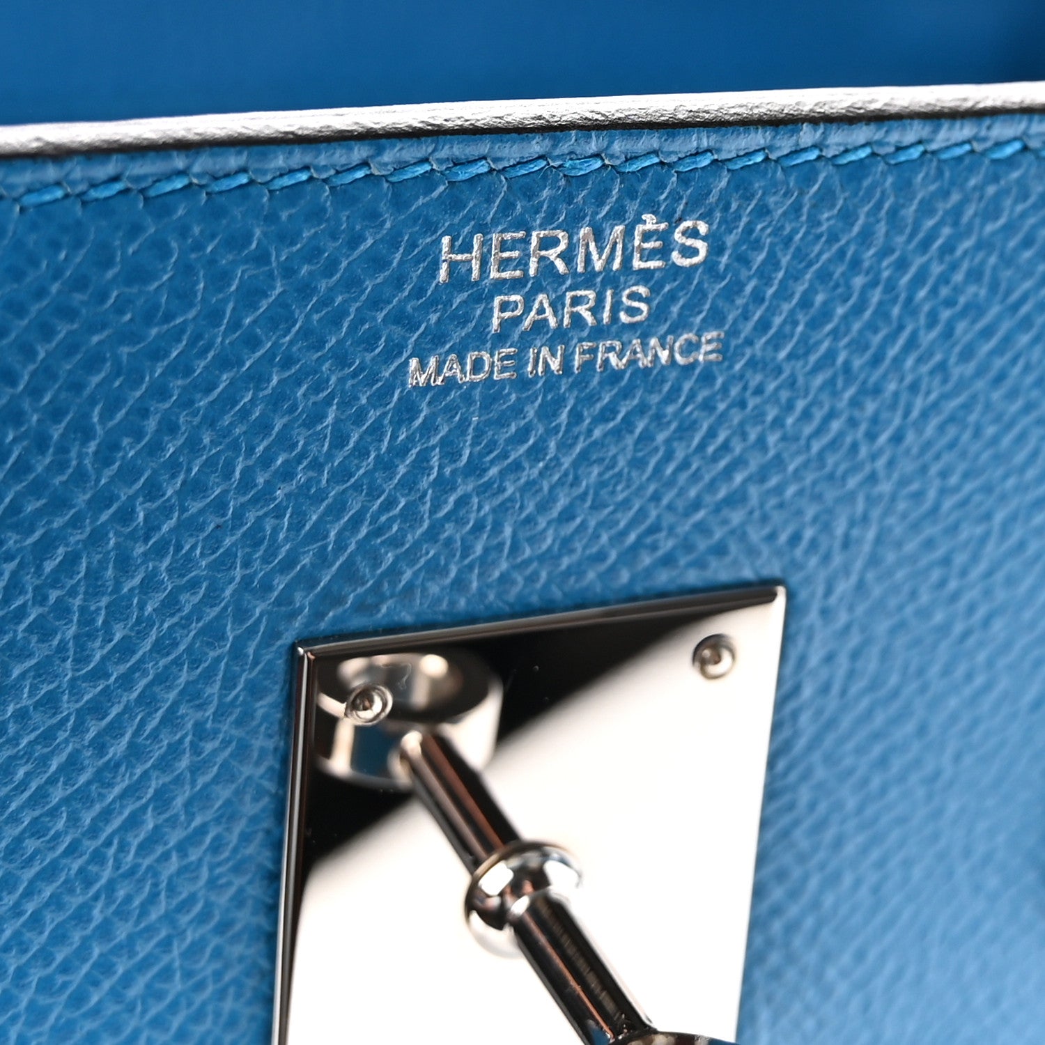 Hermes Epsom Birkin 30 Bleu Frida 6 of 10