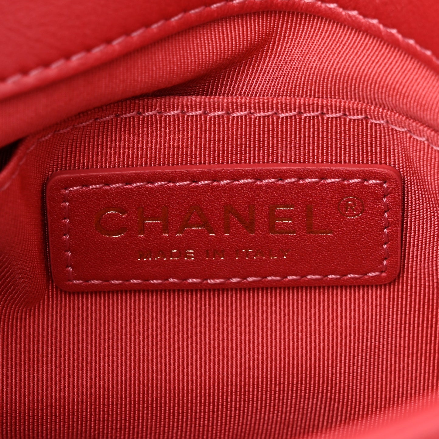 Calfskin Quilted Top Handle Flap Dark Pink