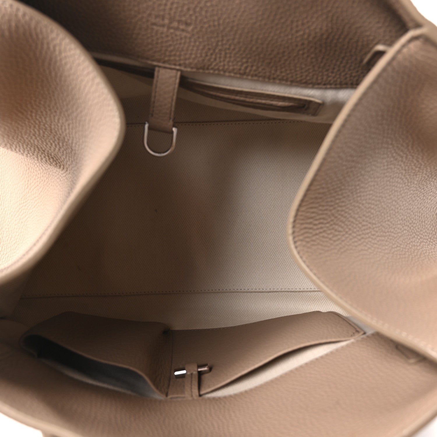 The Row Matte Grained Calfskin Soft Margaux 15 Dark Taupe 5 of 9
