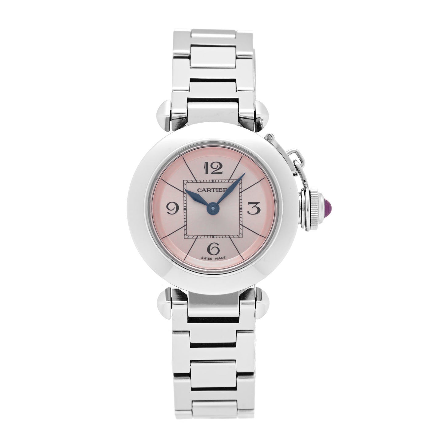 Stainless Steel 27mm Miss Pasha Quartz Watch Pink