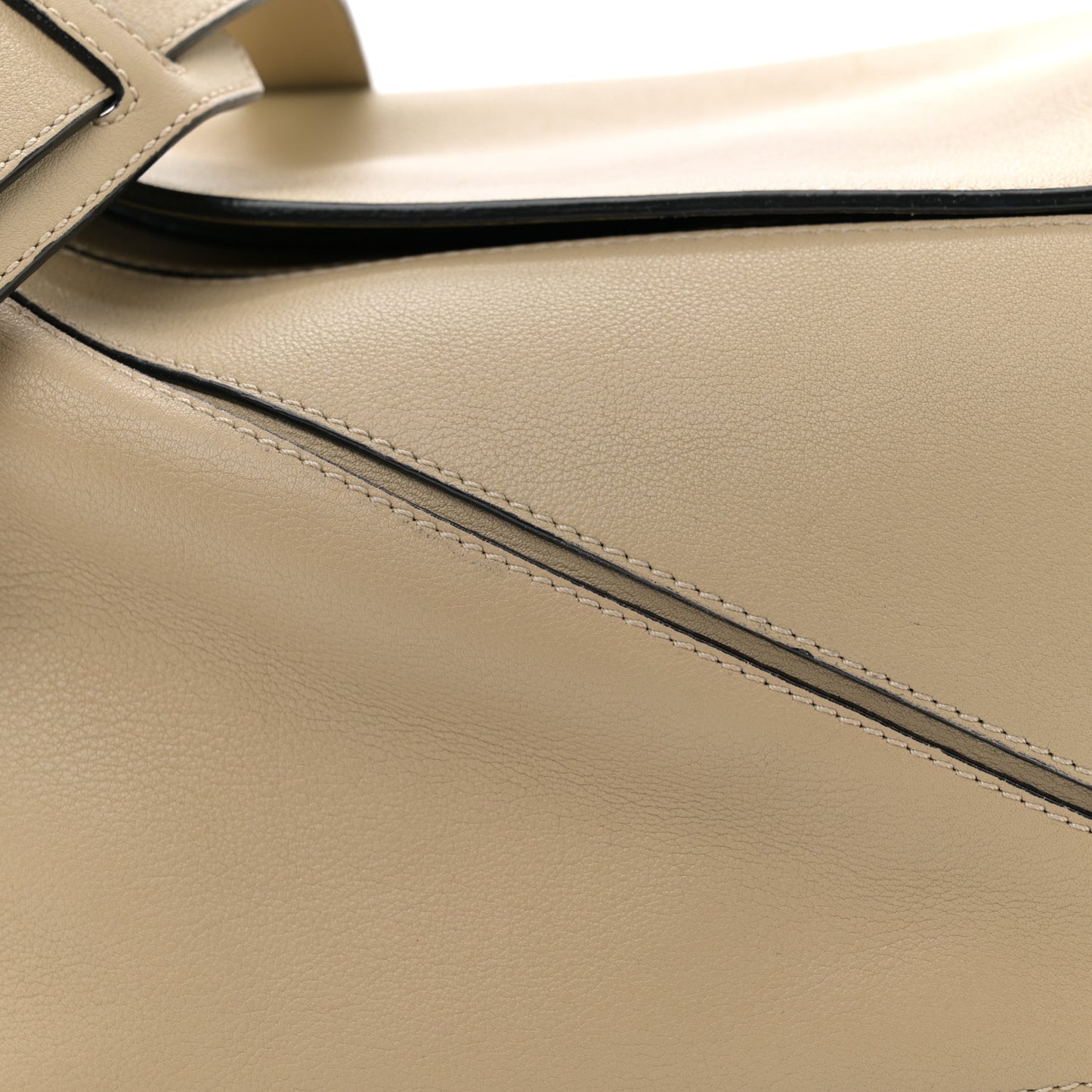 Calfskin Medium Puzzle Bag Piedra