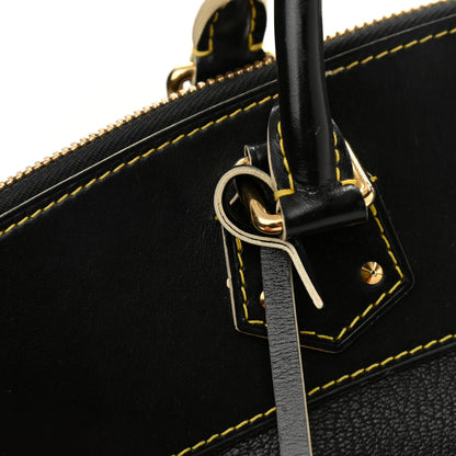 Louis Vuitton Suhali Lockit MM Black 15 of 16