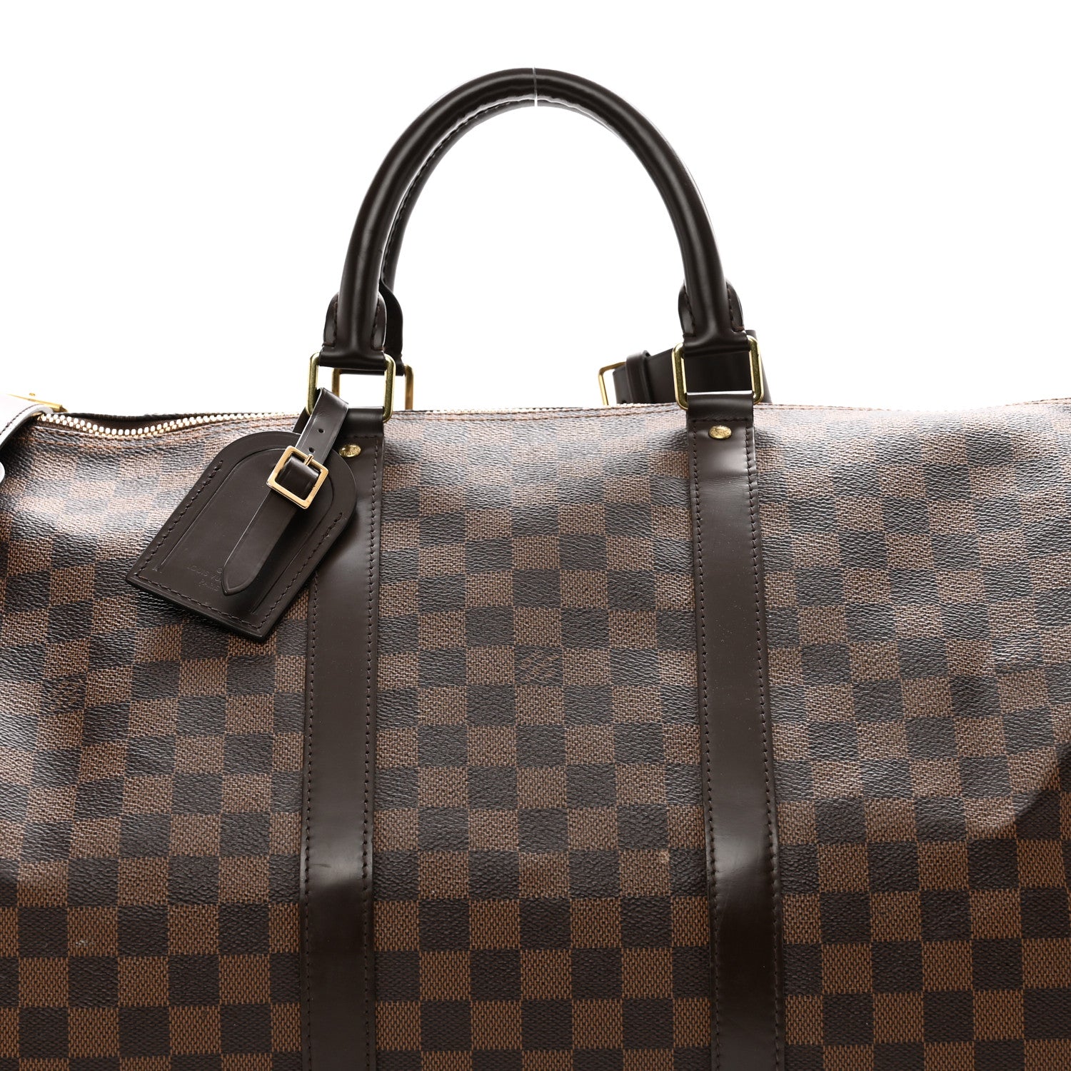 Louis Vuitton Damier Ebene Keepall Bandouliere 55 4 of 10