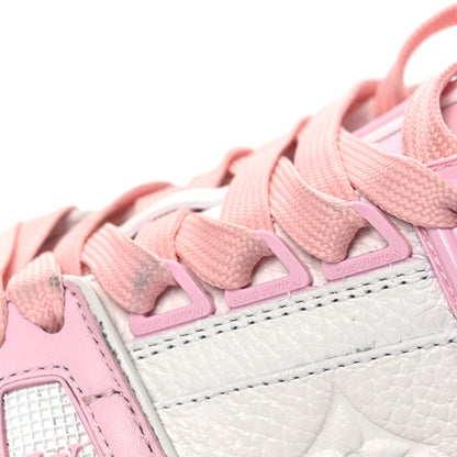 Louis Vuitton Calfskin Monogram Womens LV Trainer Sneakers 36.5 Light Pink 12 of 14