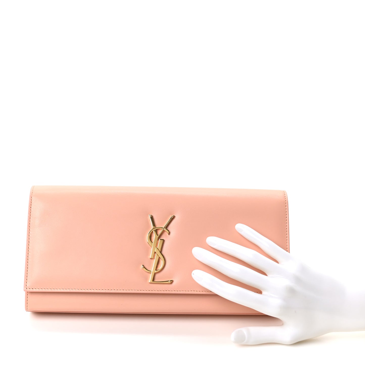 Calfskin Classic Monogram Cassandre Clutch Blush