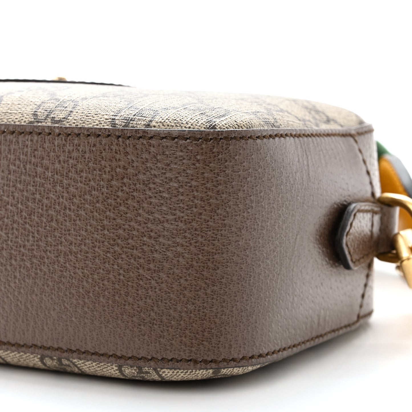 GG Supreme Monogram Web Neo Vintage Shoulder Bag Beige New Acero Crop