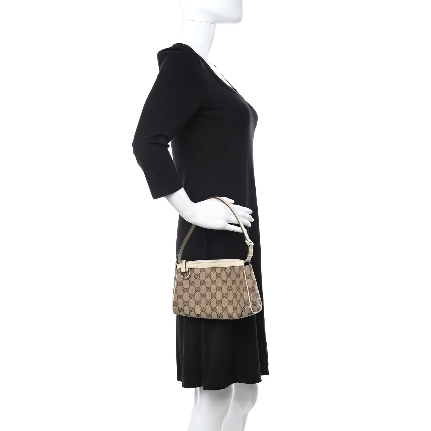 Gucci Monogram D Ring Cosmetic Case White 2 of 10