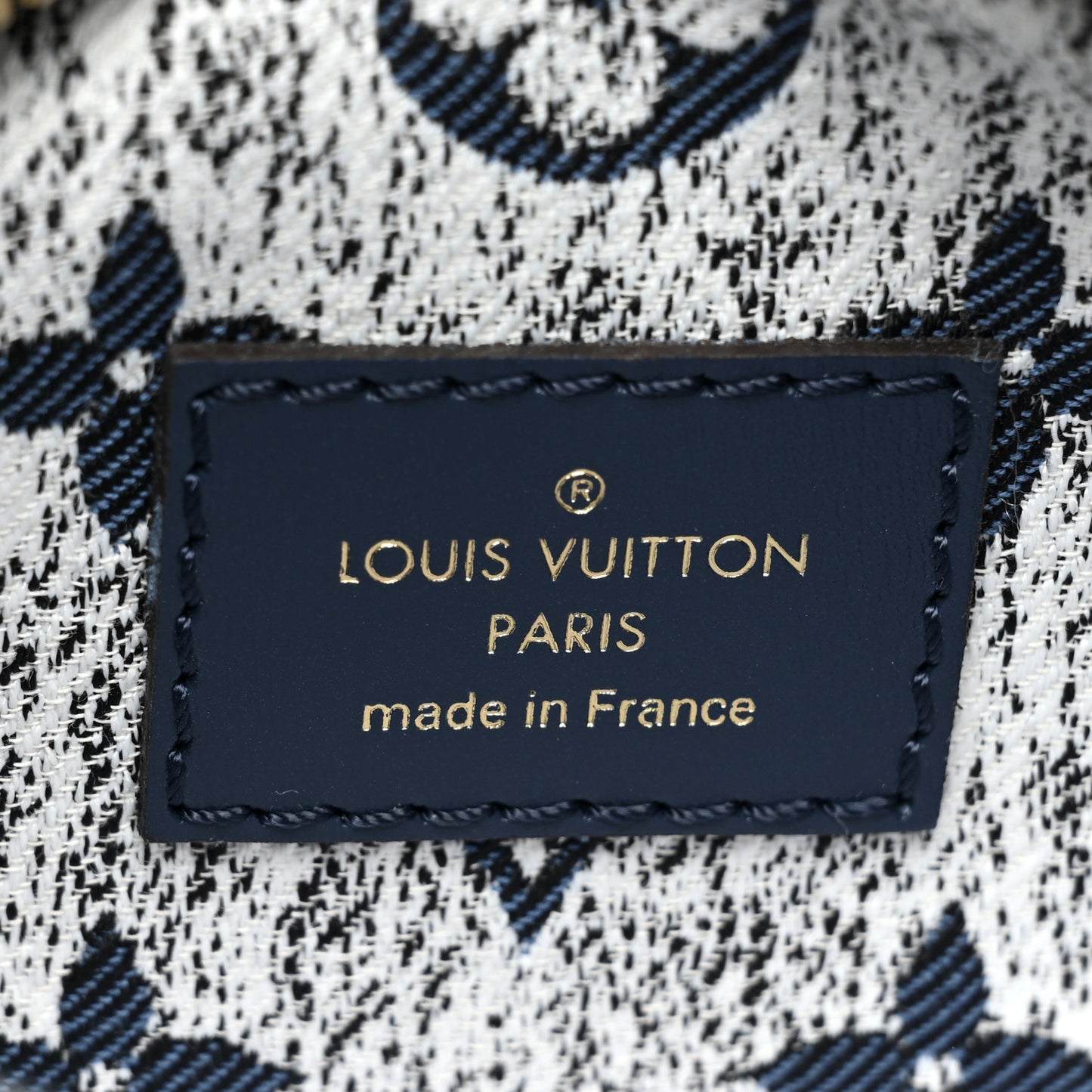 Monogram Jacquard Denim Loop Bleu
