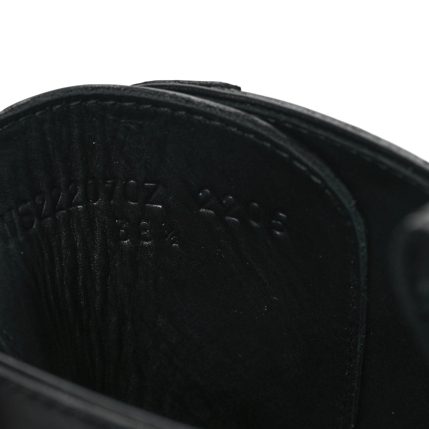 Glossed Calfskin Funk Ankle Boots 38.5 Black