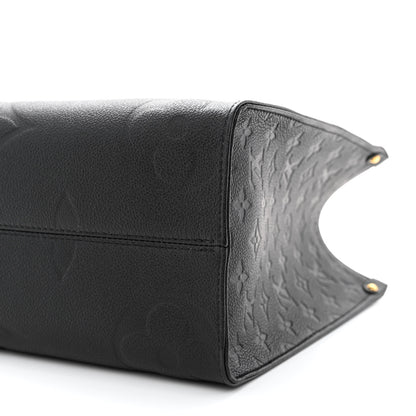 Louis Vuitton Empreinte Monogram Giant Onthego MM Black 9 of 10