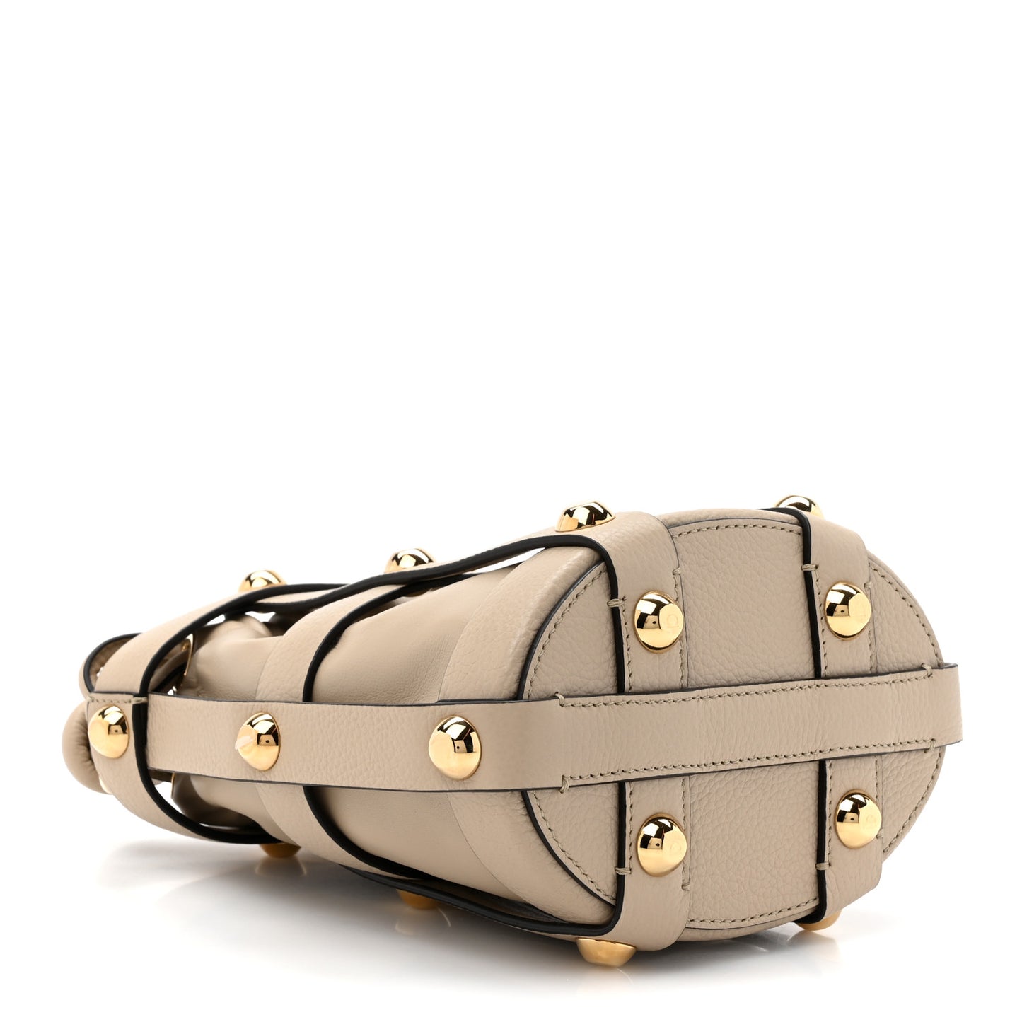 Calfskin Cage Bag Beige