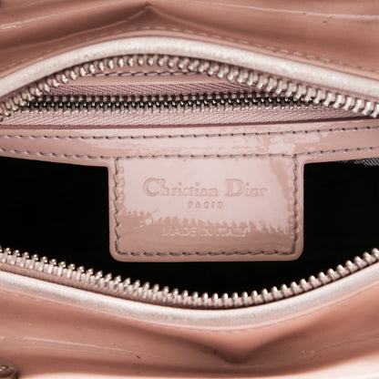 Christian Dior Patent Cannage Medium Lady Dior Light Pink 6 of 7