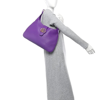 Gucci Goatskin Medium Aphrodite Shoulder Bag Shine Purple 2 of 10