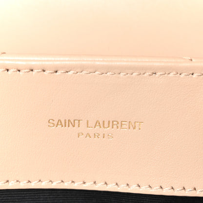 Saint Laurent Calfskin Y Quilted Monogram Small Loulou Chain Satchel Dark Beige 6 of 10